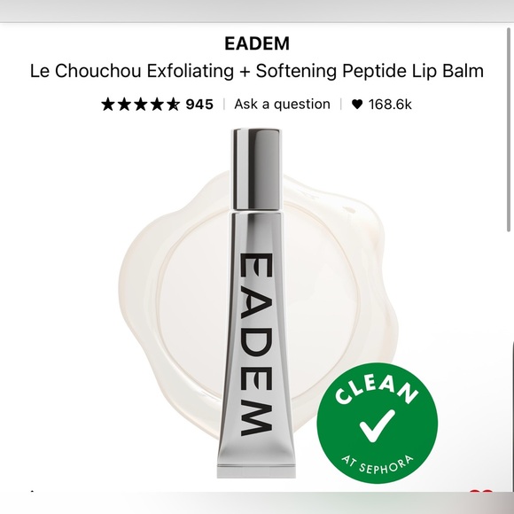EADEM Le Chouchou Exfoliating + Softening Peptide Lip Balm - Picture 1 of 5